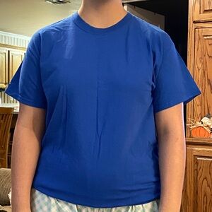 Gildan Heavy Cotton Blue T-Shirt